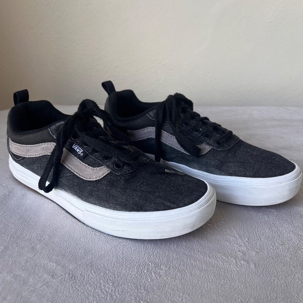 Vans Kyle Walker Pro Black / Grey Skateboarding Skate Shoe Size 7.5